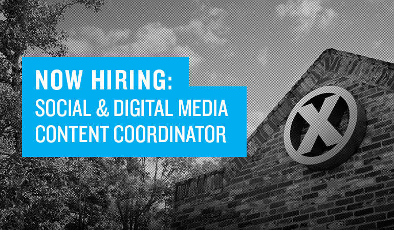 Now Hiring: Social & Digital Media Content Coordinator