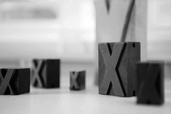 Letterpress Xs