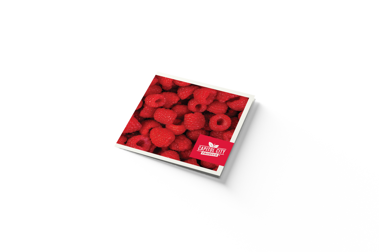 CCP Square Notecard Rasberry