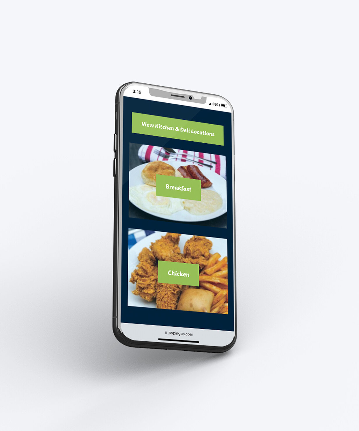 Popingos Website Phone