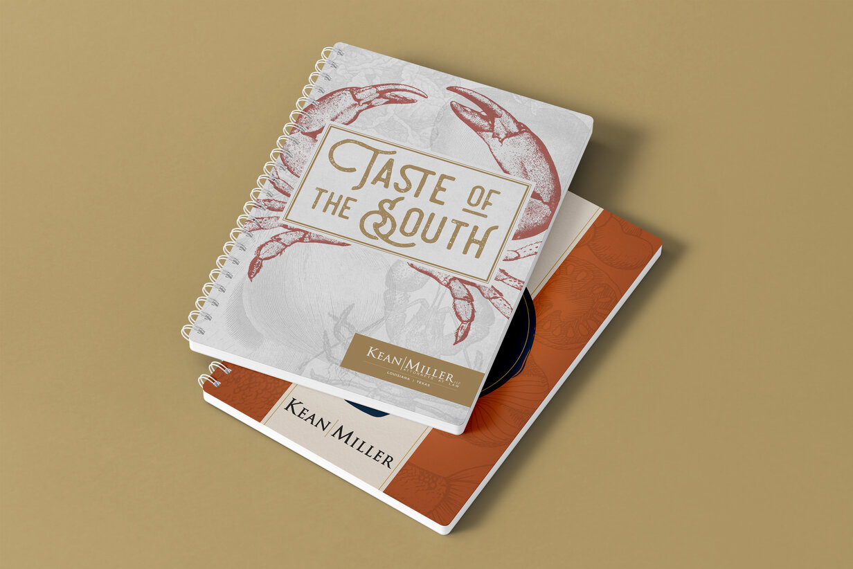 Kean Miller Cookbook Mockup