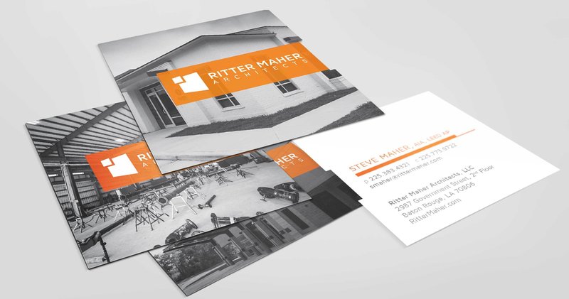 Ritter Maher Business Cards Mockup