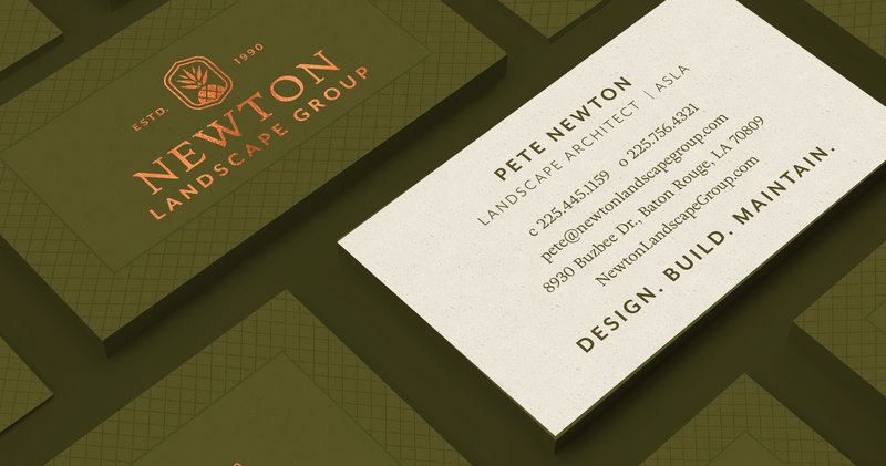 Newton Business Cards 20854