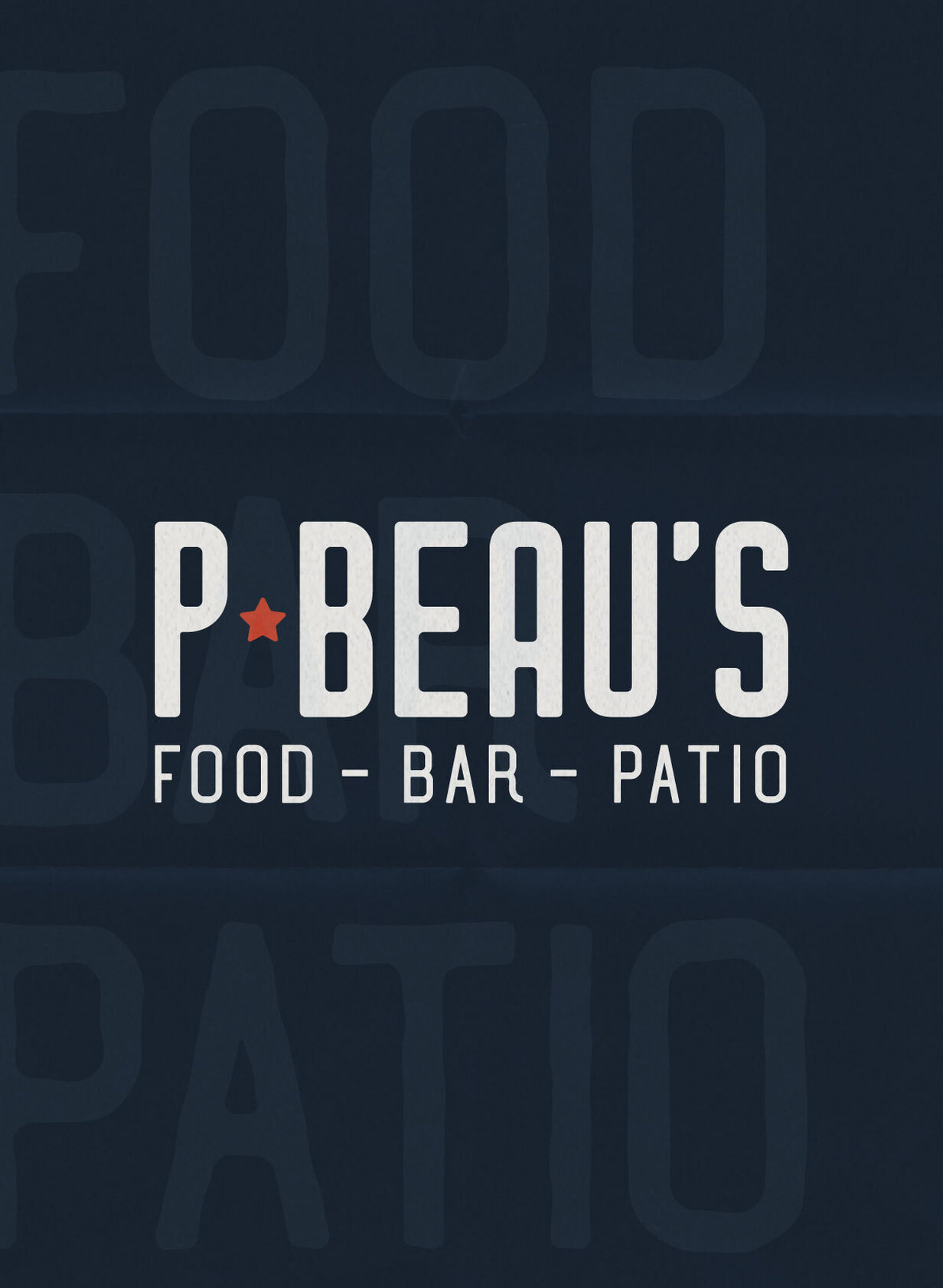 P Beaus Logo On Background