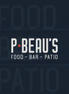P Beaus Logo On Background