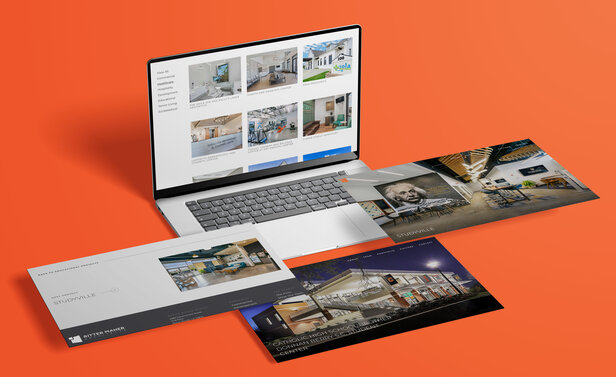 Laptop Slides with Orange BG