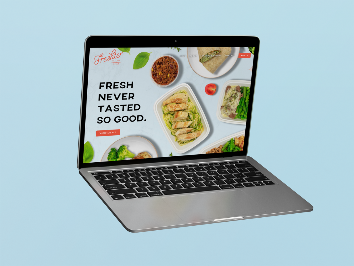 Freshter Website Home Page