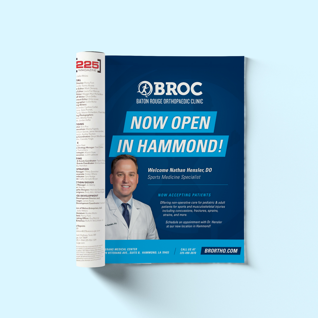 November 225 Magazine Ad