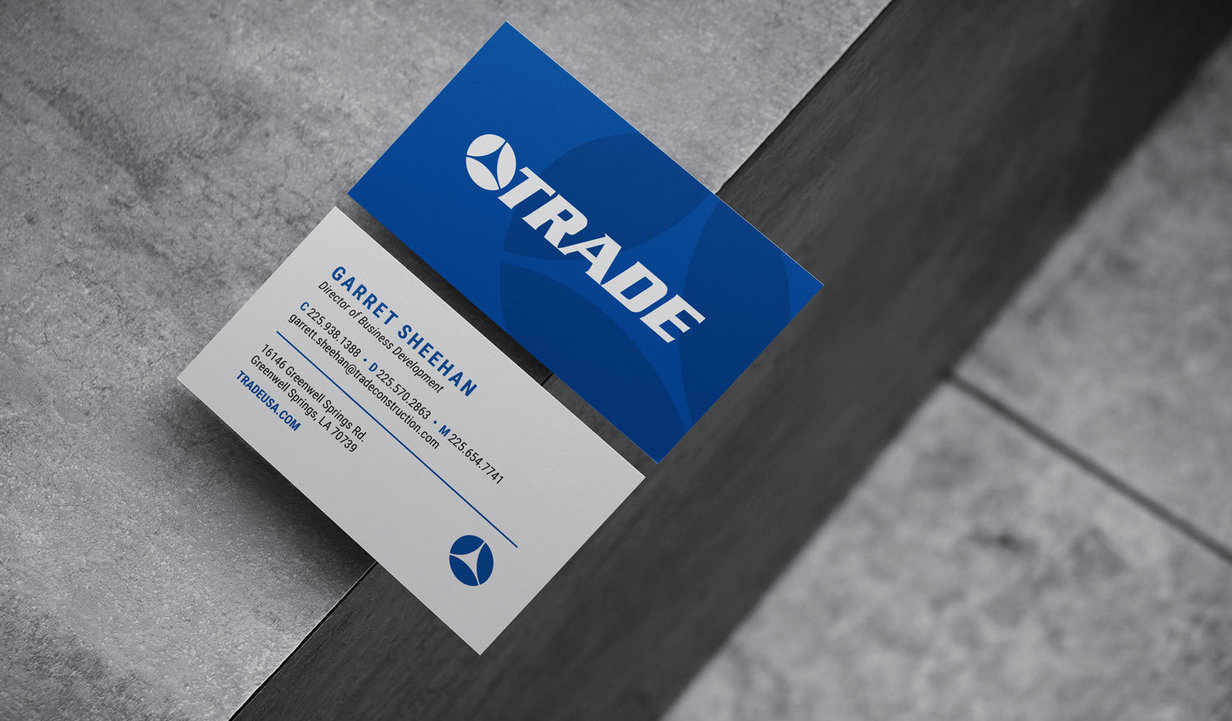 Trade Business Cards Mockup