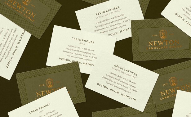 Newton Scattered Business Cards