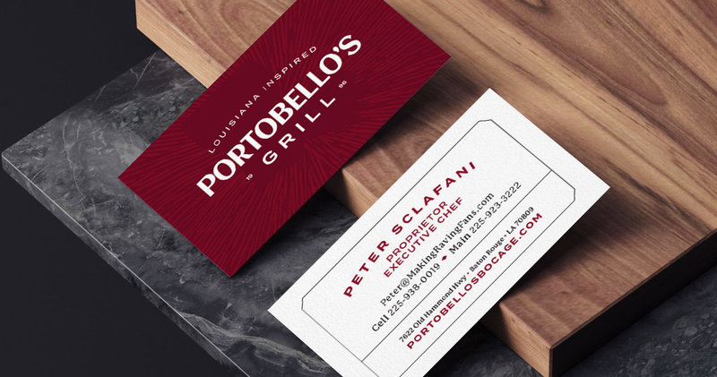 Portobellos Business Cards 20727