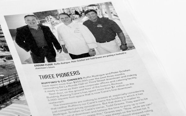 Client Sighting Ruffinos Catering