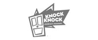 Knock Knock Greyscale Logo