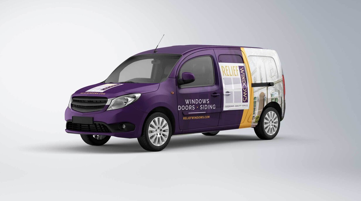 Relief Windows Transit Van