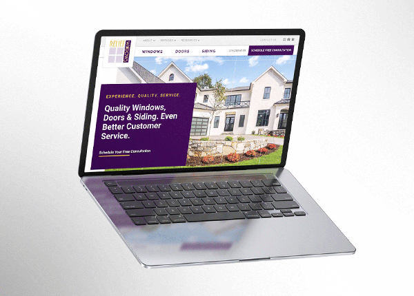 New Relief Website X Newsletter