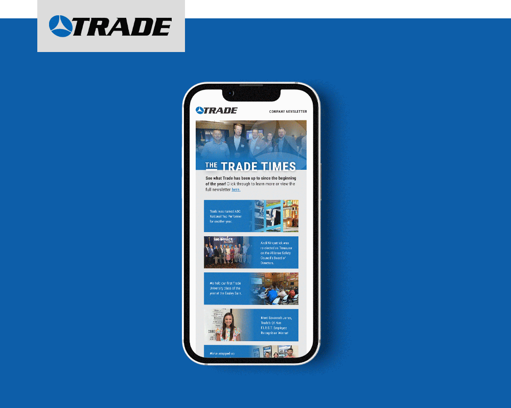 Trade Newsletter and Social Mockup BLOG
