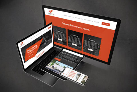 Angelle Website Mockup
