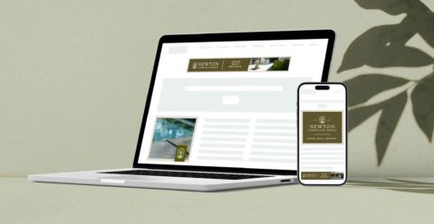 Newton Digital Ads on Laptop and Phone