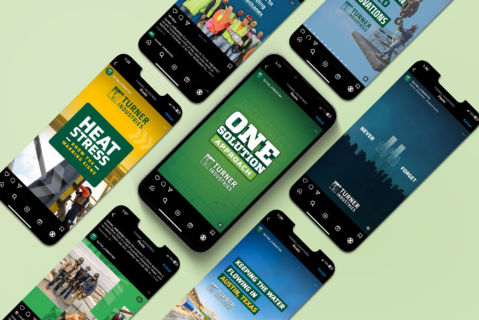 Turner social Mockups