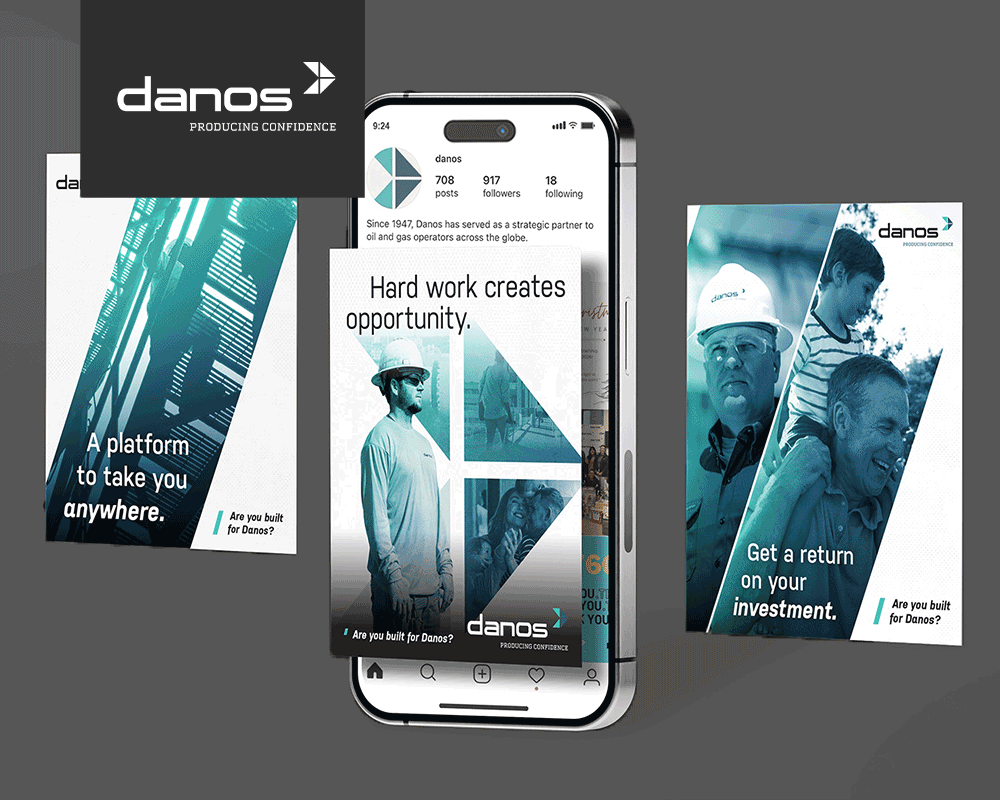 Danos recruitment campaign Showcase