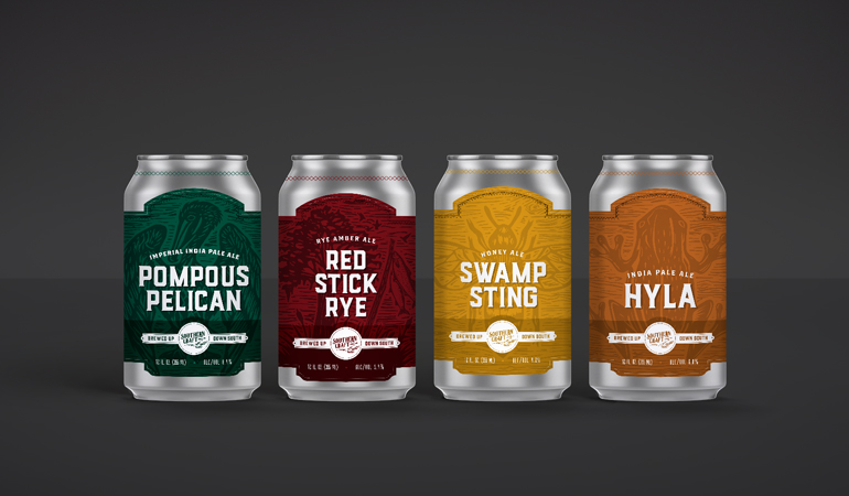 Southern Craft Brewing Co. Cans - Xdesign Baton Rouge