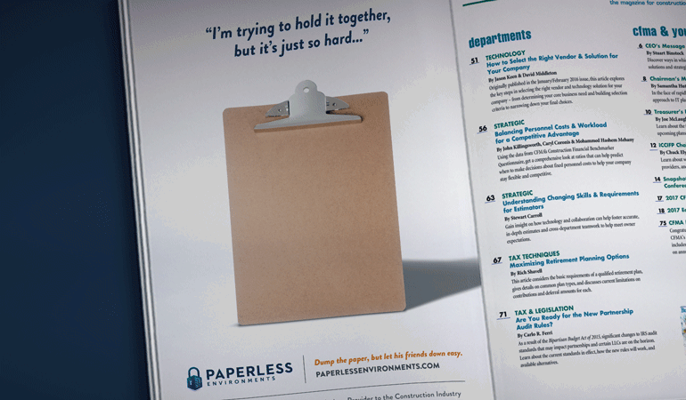 Paperless Environments Print Ad Design - Xdesign Baton Rouge